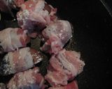 しいたけのぐるぐる豚肉巻き焼き作り方3写真