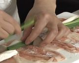 エリンギと豚肉のスタミナロール作り方5写真