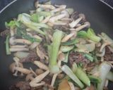 簡単♪牛肉と青梗菜の炒め物☆作り方3写真