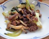 簡単♪牛肉と青梗菜の炒め物☆作り方4写真