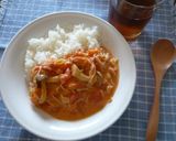カニカマのトマトクリームパスタ作り方10写真