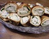 ＜長芋と大葉の油揚げロール焼き＞♪作り方3写真