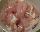 鶏ムネ肉生春巻き~♬♪♫作り方1写真