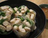 鶏ムネ肉生春巻き~♬♪♫作り方7写真