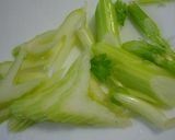 イカとセロリの甘辛酢あえ作り方1写真