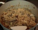 ルクルーゼで作るホタテの炊き込みご飯。作り方7写真