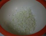 鶏挽肉と玉葱の簡単つくね。作り方1写真