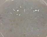しらたき の レンチン 梅しそ冷麺作り方1写真