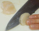 ほたてとアスパラの中華風炒め作り方1写真