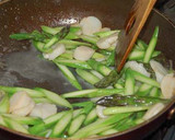 ほたてとアスパラの中華風炒め作り方6写真