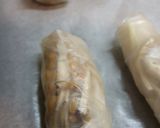 ライスペーパーで作る納豆チーズ蒸し春巻き作り方4写真