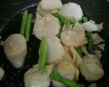 チップスで味付け＊帆立とアスパラバター＊作り方4写真