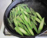 いかとアスパラのクリーム胡麻和え作り方4写真