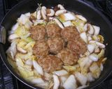 白菜とビッグな肉団子のオイスター中華煮作り方4写真