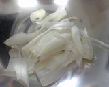 アスパラ鶏ひき肉の柚子こしょう風味パスタ作り方1写真