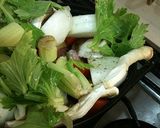 ゴロゴロ野菜と骨付き鶏肉のミルクシチュ-作り方2写真