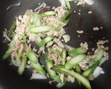 アスパラ鶏ひき肉の柚子こしょう風味パスタ作り方5写真