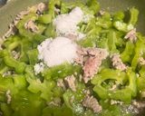 夏バテ解消♡ゴーヤと豚ひき肉そぼろ味噌味作り方3写真