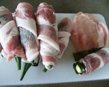 オクラの肉海苔巻き お弁当にも作り方2写真