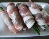 オクラの肉海苔巻き お弁当にも作り方3写真