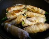 オクラの肉海苔巻き お弁当にも作り方5写真