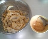✿はちくの味噌マヨ炒め✿作り方1写真