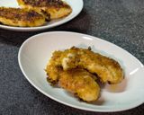 カリカリ衣の鶏ささみのカレー風味焼き作り方6写真