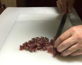 鰹のタタキとナスの香味ダレそうめん作り方1写真
