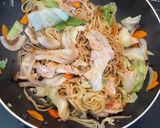 ワンパンしめじの和風ソース焼きそば作り方6写真