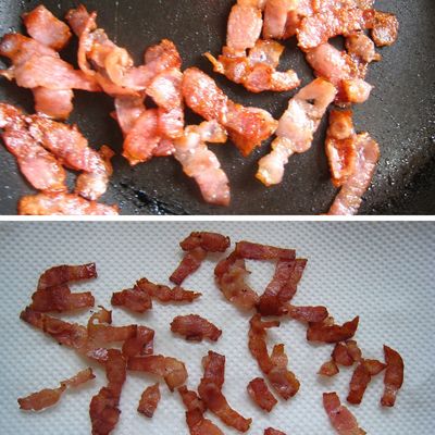 水菜カリカリベーコンwihtプリングルス by MIYA缶 【クックパッド