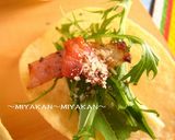 水菜カリカリベーコンwihtプリングルス作り方3写真