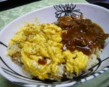 残りカレーが変身♪とろ～りオムカレー☆作り方7写真