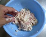 鶏つくねの温卵のせ♪作り方1写真