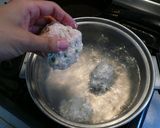鶏つくねの温卵のせ♪作り方5写真