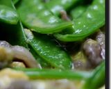 きぬさや卵とじ作り方14写真