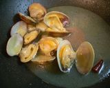 あさりとアスパラの和風パスタ作り方2写真