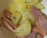 朝食ランチに★ジャーマンポテトトースト作り方3写真