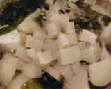 かぶとわかめの豆腐味噌汁作り方5写真
