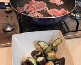 豚肉と茄子トマトの味噌炒め作り方3写真