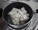 簡単ブリ大根もどき！作り方1写真