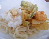 簡単かき揚げ！　おろしうどんに添えて作り方6写真