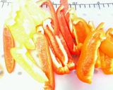 ✿叩きささみの❀カラフル野菜巻き✿作り方2写真