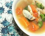 ✿さわらと❀たっぷり野菜の✿マギースープ作り方6写真