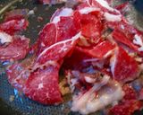 ぱぱっと牛蒡の肉きんぴら作り方2写真