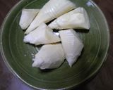 香り箱入りもずく＆たけのこの天ぷら作り方1写真