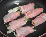 ほっこりカフェ　豚肉野菜巻き＋ポン酢かけ作り方4写真