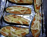 なすdeめんたいチーズ焼き作り方5写真