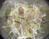 白ネギと牛肉のサラダ作り方4写真