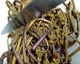わらびと昆布（佃煮）の炊き込みご飯作り方1写真