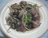 中華☆鶏レバニラ炒め作り方5写真